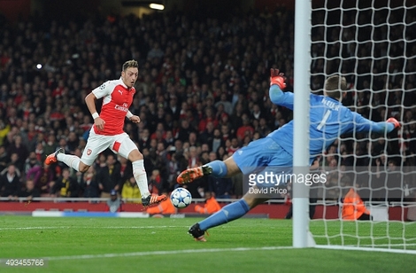 Arsenal đang rất hưng phấn sau chiến thắng trước Bayern Munich