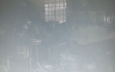 Cháy tại toà nhà VTV Cab Nghệ An