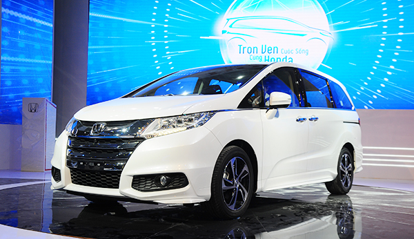 Honda Odyssey - tâm điểm  gian hàng Honda tại VMS 2015