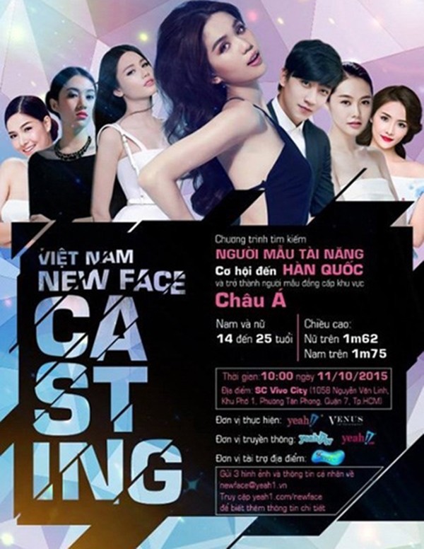 Poster quảng bá trái phép cuộc thi nổi bật với hình ảnh người mẫu Ngọc Trinh
