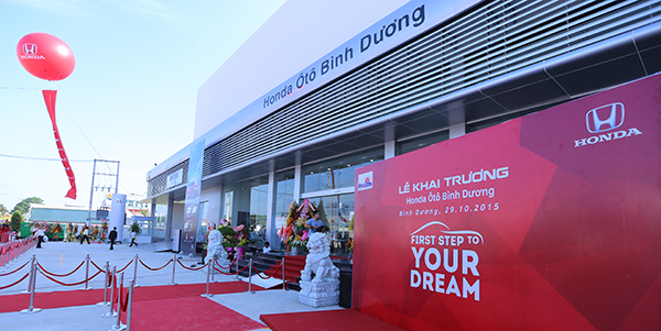Honda Bình Dương là đại lý ô tô thứ 14 của Honda Việt Nam
