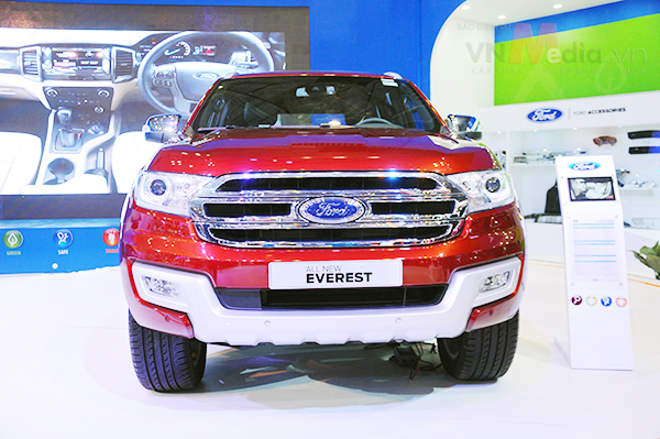Everest là một tâm điểm của gian hàng Ford tại VMS 2015