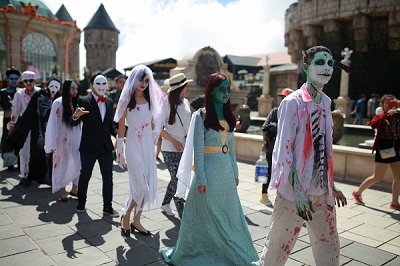 Náo nhiệt lễ hội Halloween Bà Nà Hills
