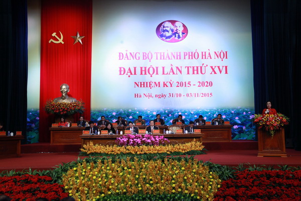 Chiều 1/11, Hà Nội bầu Ban Chấp hành Đảng bộ Thành phố