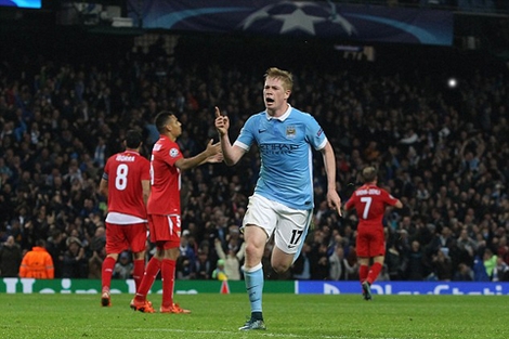 Man City giành chiến thắng chật vật trước Sevilla ở trận lượt đi tại Etihad