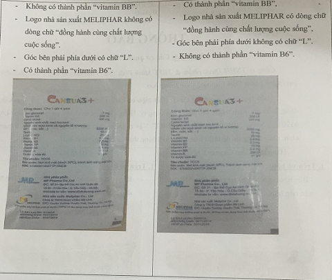 Hà Nội: phát hiện Cốm Cansua 3+ giả