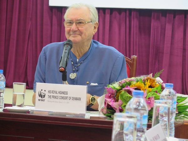Hoàng thân Đan Mạch Henrik (Ảnh: Hải Yến)