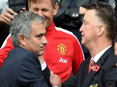 Mourinho bí mật thỏa thuận thế chỗ HLV Van Gaal!