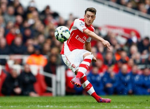Ozil đang đạt phong độ rất cao ở mùa giải này
