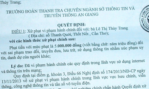 Đi tìm &quot;nguồn cơn&quot; vụ chê Chủ tịch tỉnh trên Facebook, bị phạt tiền