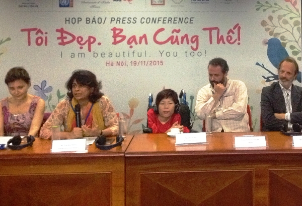 Hình ảnh tại buổi họp báo chiều nay (Ảnh: Hải Yến)