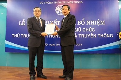 Bộ Thông tin và Truyền thông có Thứ trưởng mới