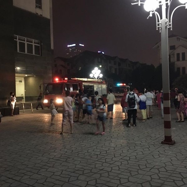 Cháy lớn tại chung cư Vimeco