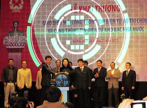 Khai trương giao diện mới cổng thông tin điện tử Bộ Tài chính và Kho bạc Nhà nước