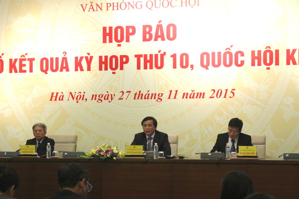 họp báo Quốc hội