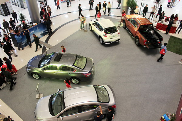 Dàn xe Nissan tại sự kiện
