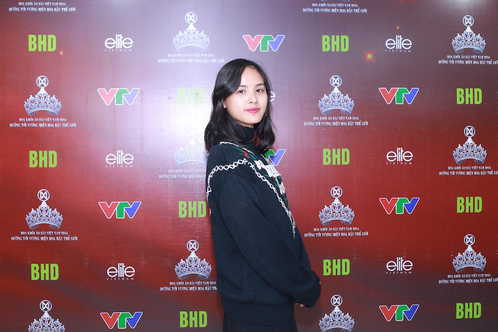 &quot;Bản sao&quot; tình mới Cường Đô la nổi bật tại Hoa khôi Áo dài