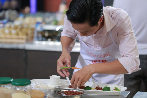 Thanh Cường có lợi thế về trình bày món ăn độc đáo