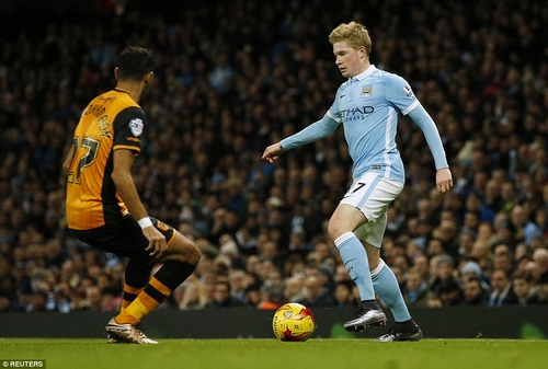 Kevin De Bruyne đang giúp Man City vượt qua giai đoạn khó khăn khi nhiều trụ cột chấn thương