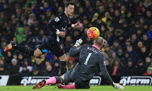 Ozil liên tiếp ghi bàn cho Arsenal trong 2 trận đấu vừa qua
