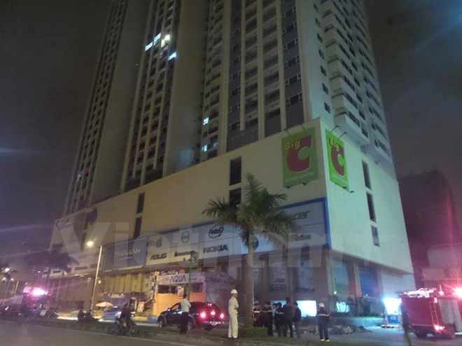 Hà Nội: Cháy lớn ở chung cư Hồ Gươm Plaza