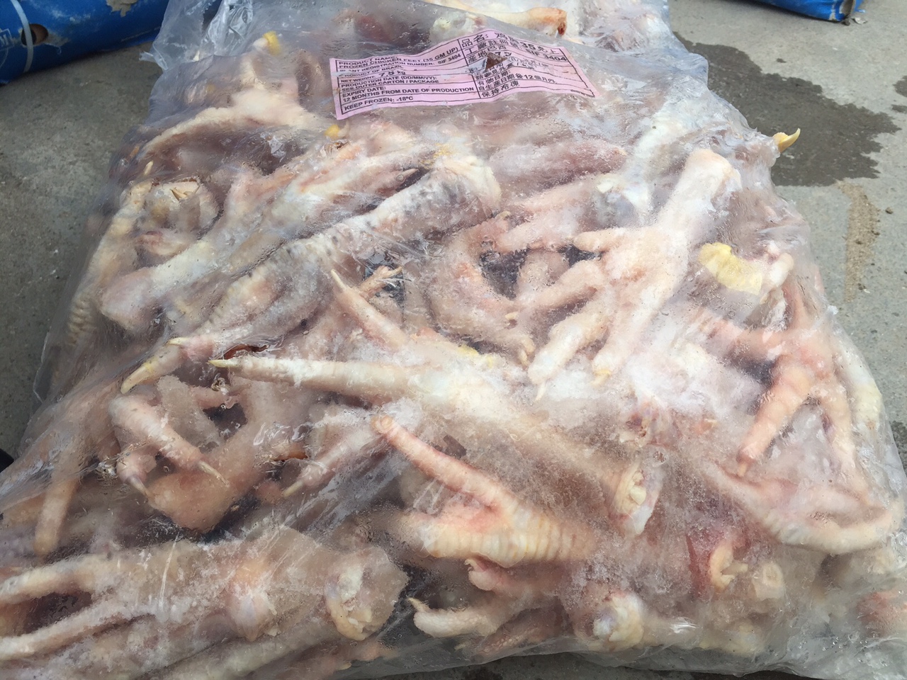 Chân gà đông lạnh