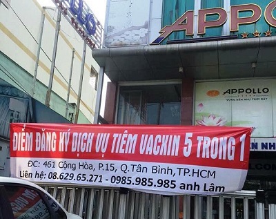 Công ty cung cấp thiết bị vệ sinh tự ý nhận tiêm vắc xin cho trẻ