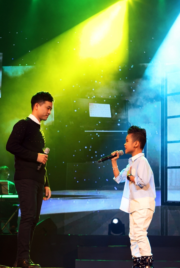 Nhật Minh và ca sĩ Minh Quân