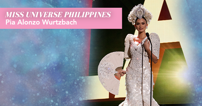 Hoa hậu Philippines, Pia Wurtzbach, cũng là thí sinh được yêu thích nhất ở phần thi dạ hội