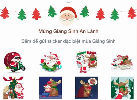 Zalo ra bộ ảnh Giáng Sinh ngộ nghĩnh