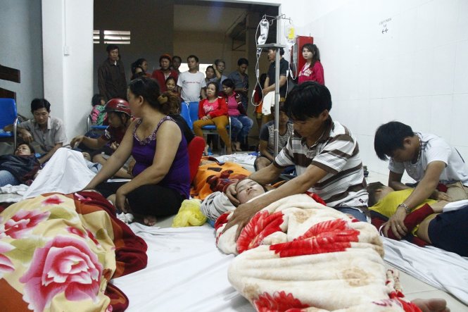 Ăn bún bò, 4 công nhân bị ngộ độc