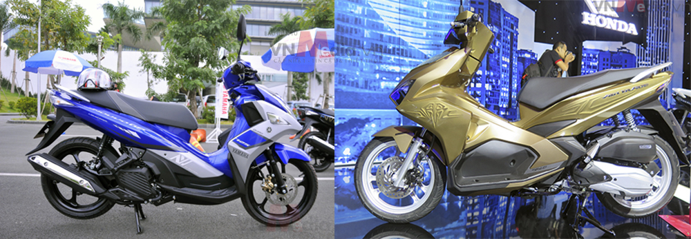Honda Air Blade và Yamaha Nouvo: 'Cuộc chiến' không cân sức