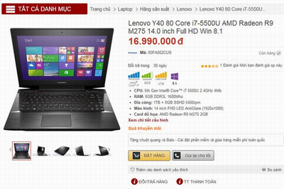 Máy tính Lenovo có vấn đề về độ an toàn?