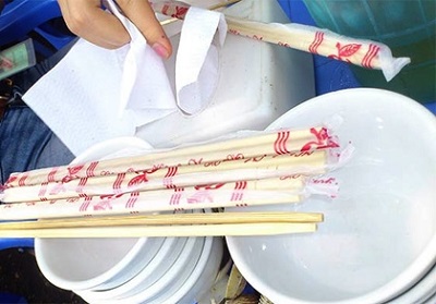 Đũa dùng một lần của Việt Nam trên thị trường không có chất tẩy trắng