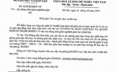 Cảnh báo về việc mạo danh cán bộ của Bộ Giáo dục