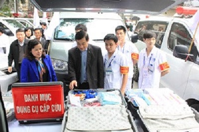 Hơn 300 cán bộ y tế túc trực 24/24 phục vụ Đại hội Đảng