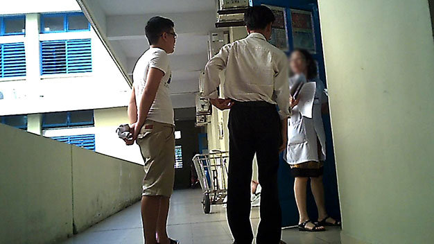 Hình ảnh môi giới bán thận. Ảnh Tuổi trẻ