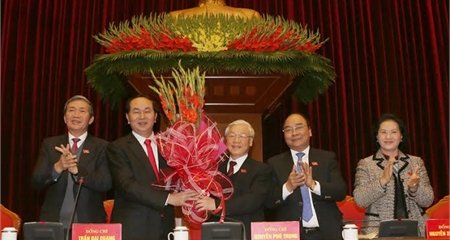 Ông Nguyễn Phú Trọng tái đắc cử Tổng Bí thư