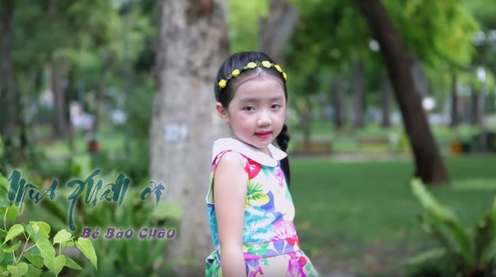 Bảo Châu nhí nhảnh với 