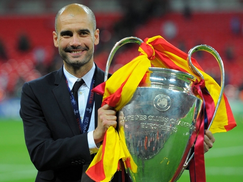 HLV Guardiola được kỳ vọng sẽ đem lại thành công cho Man City ở đấu trường Champions League