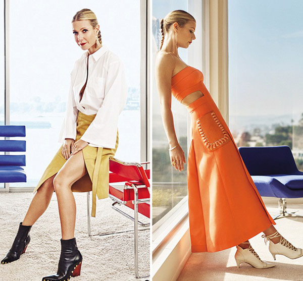 Gwyneth Paltrow quyến rũ trên tạp chí Glamour tháng 2