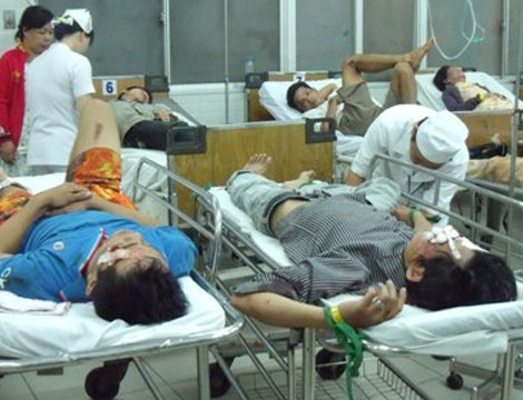 Gần 3.500 người nhập viện vì đánh nhau dịp Tết