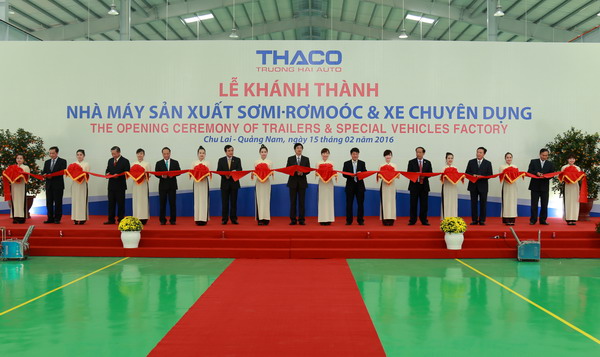 Thaco có thêm nhà máy xe chuyên dụng và xe sơmi rơ-moóc