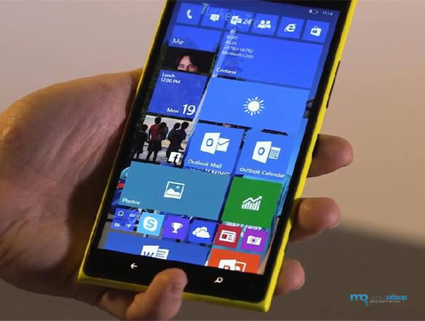 HP lộ ảnh phablet Windows 10 sắp ra mắt