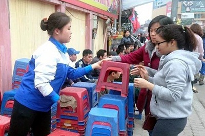 Phạt tiền người cho thuê ghế ngồi cầu An tại tổ đình Phúc Khánh