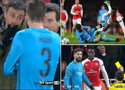 Nghi án Barcelona &quot;tẩy thẻ&quot; trong trận đấu với Arsenal