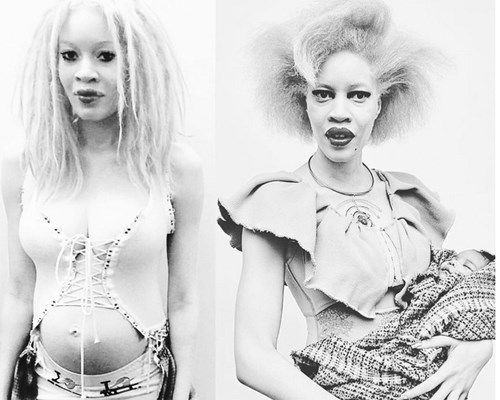 Người mẫu bị đồn cho con bú trên sàn catwalk