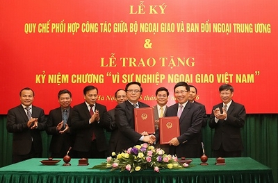 Bộ Ngoại giao và Ban Đối ngoại Trung ương phối hợp công tác