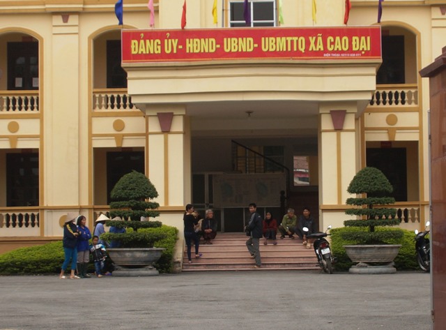 Vụ chiếm đất nông nghiệp tại xã Cao Đại:: Công an huyện Vĩnh Tường báo cáo một đằng, kết luận một nẻo