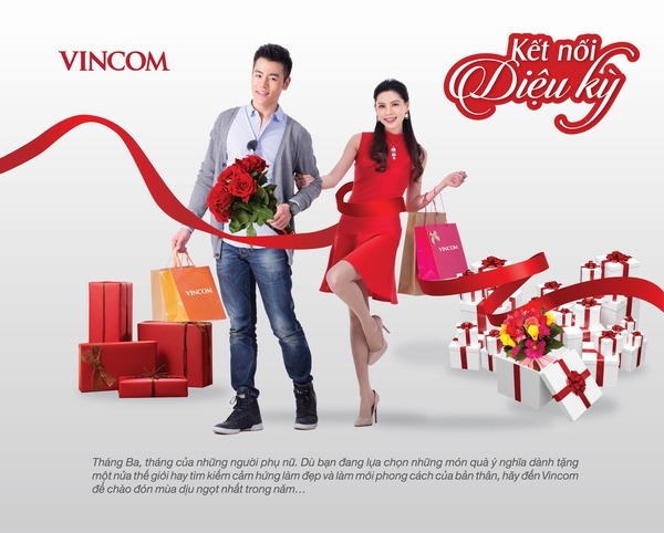 &quot;Kết nối diệu kỳ&quot; tại Vincom mừng ngày Quốc tê Phụ nữ 8/3